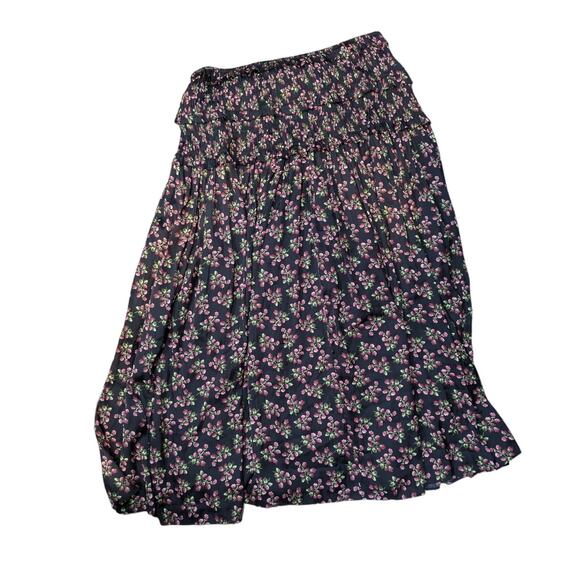 Featherweight satin skirt in twilight berry Size L - Picture 4 of 5